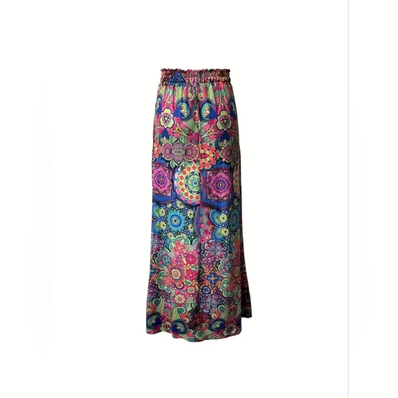 Colorful Bohemian Maxi Skirt - Picture 2 of 4